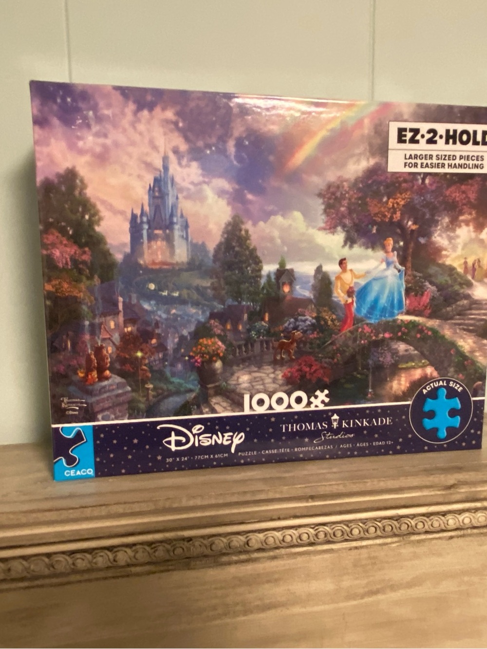 NWT Disney Thomas Kinkade Cinderella 1000-Piece Jigsaw Puzzle